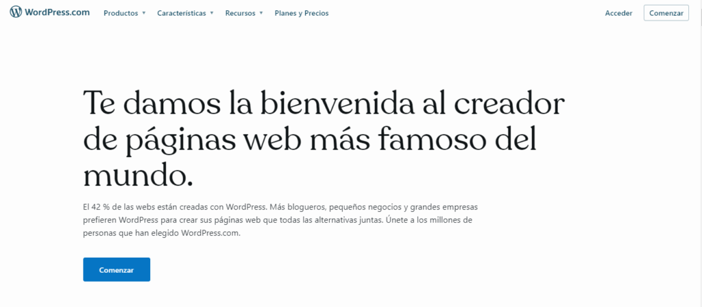 Crea tu primer sitio web en WordPress con Elementor y seguridad SSL 2 Crea tu primer sitio con WordPress
